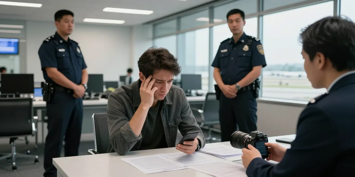 Personne en détention à l'aéroport attendant une aide de Valken Legal.