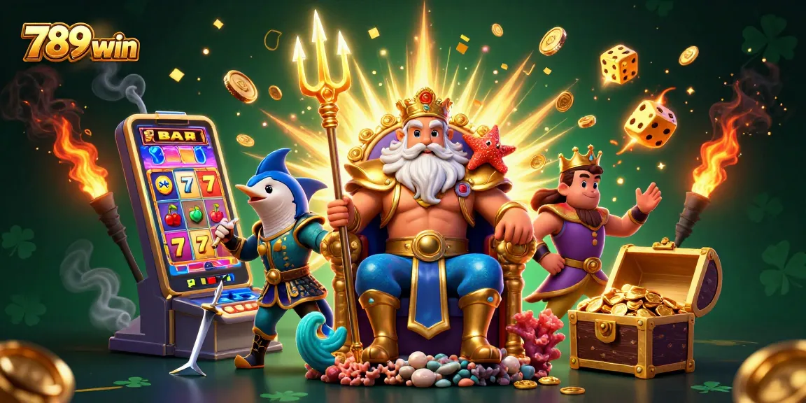 Engage with the vibrant world of 789win casino featuring Neptune and treasures!