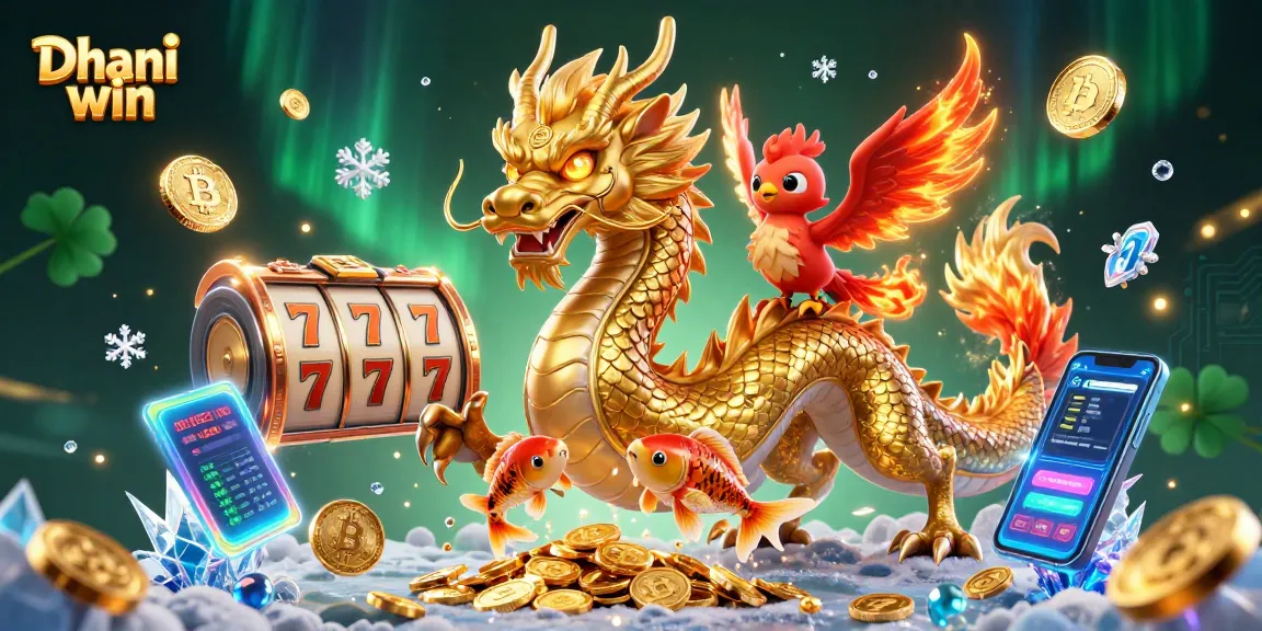 Experience the excitement of winning with Dhani win, featuring dynamic gambling elements and mythical characters.